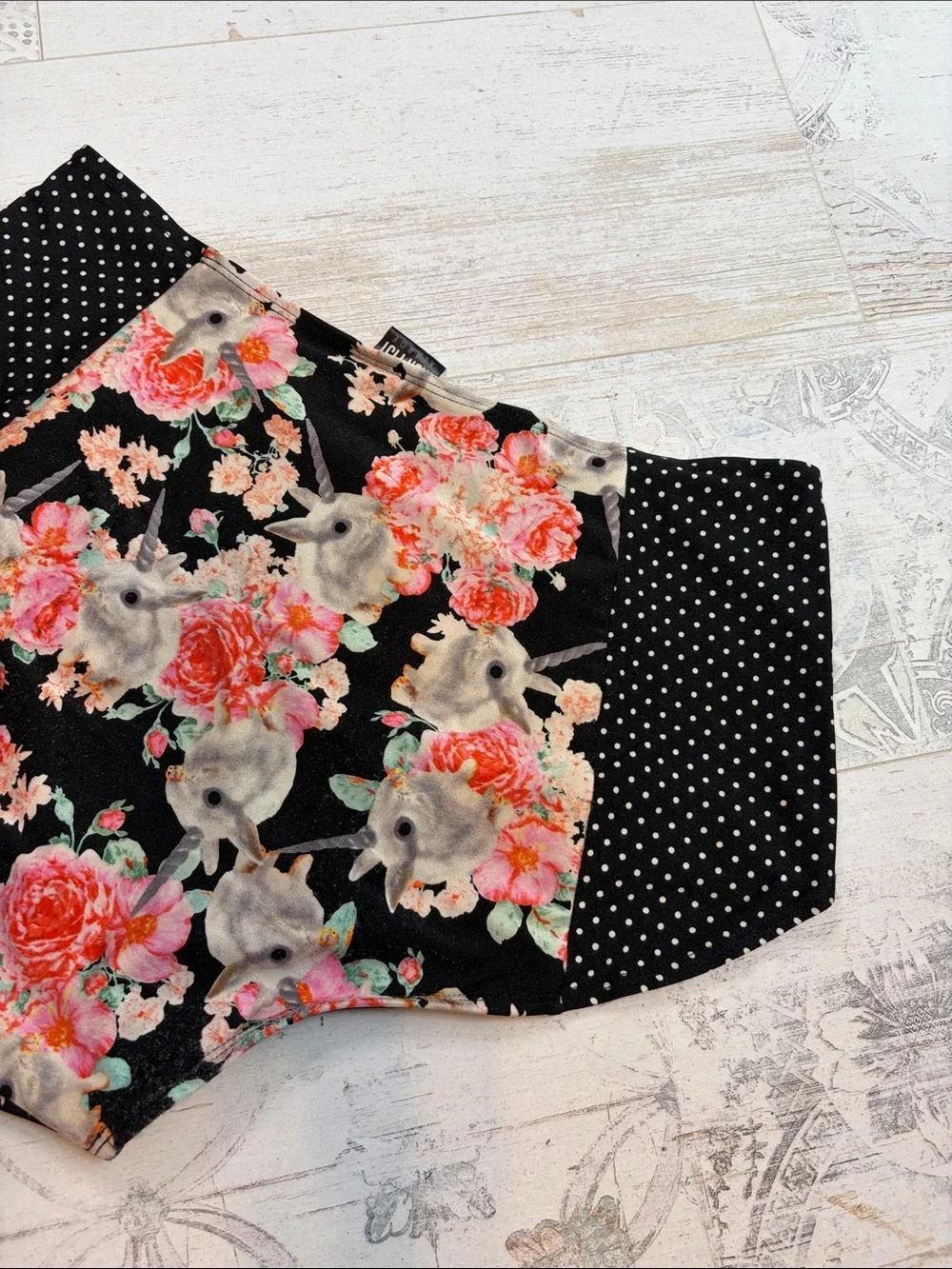 Iron Fist Buns and Roses High Waist Bikini Bottoms Size XL